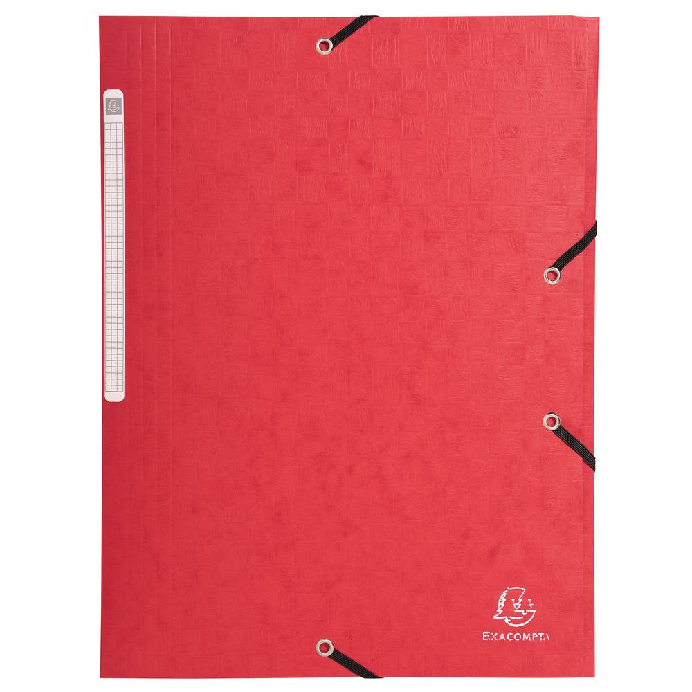 Exacompta 25x Sammelmappe +Gummizug 3 Klappen Karton A4 MAXI sortiert 55950E