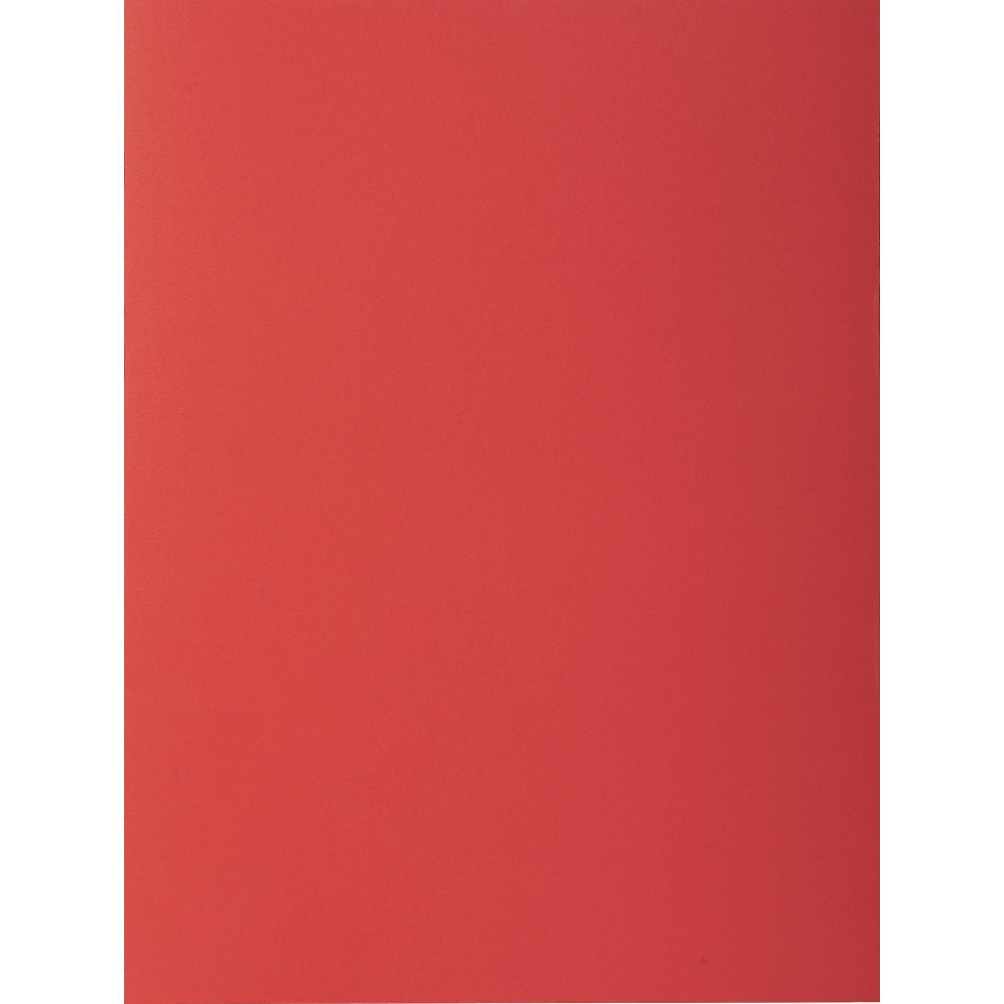 Exacompta 10x Pack 25 Aktenmappe, 2 Innenfächer, A4 oder A3, Rot, 415005E