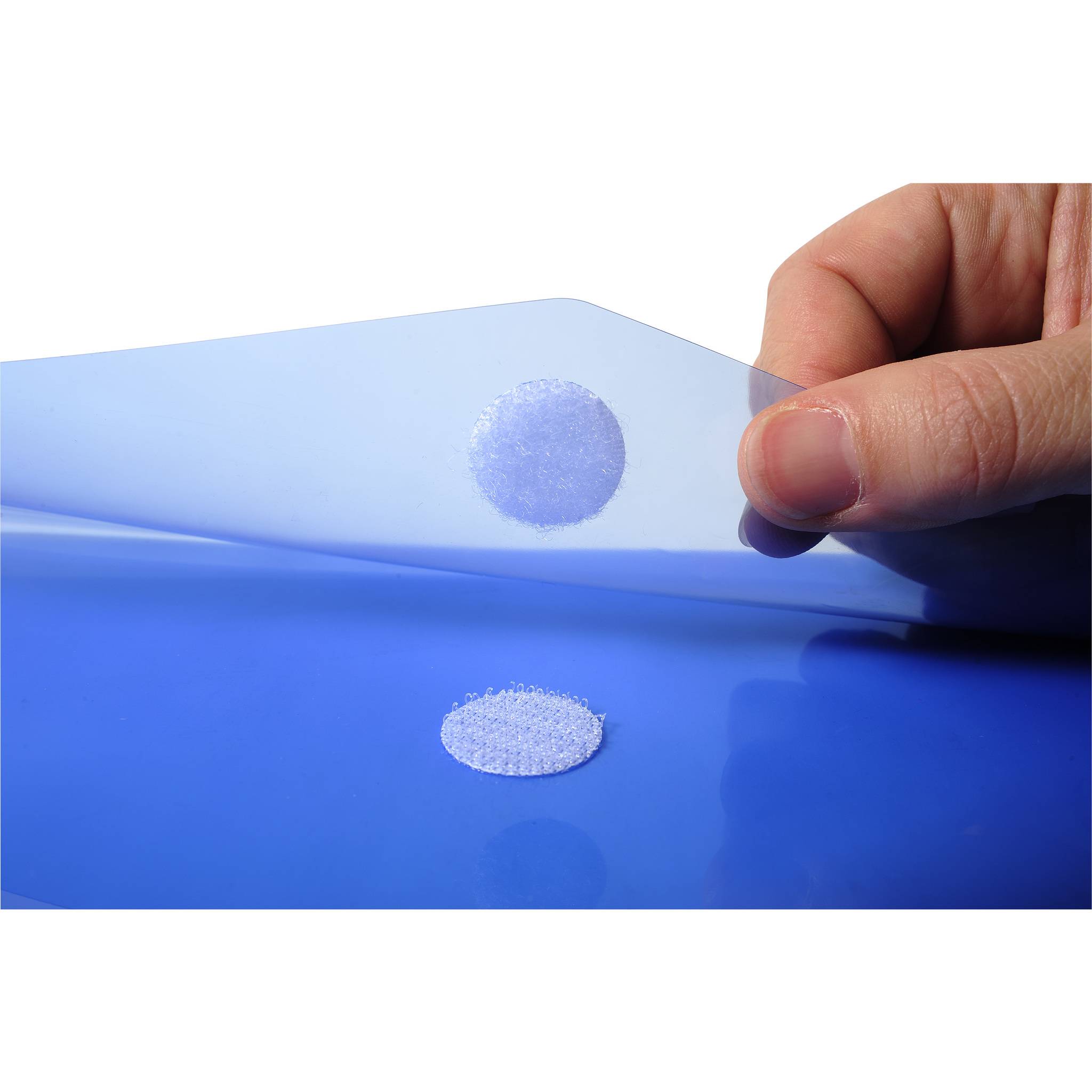 Exacompta 10x Packung 5 Prospekttaschen aus PP, A4 - Blau - 56422E