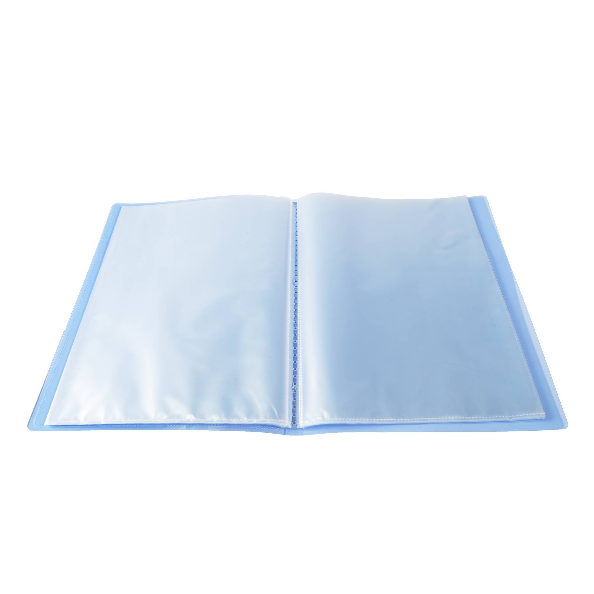 Exacompta 20x Sichtmappe PP 500µ + 20 Hüllen Kreacover , A4, Blau, 5722E