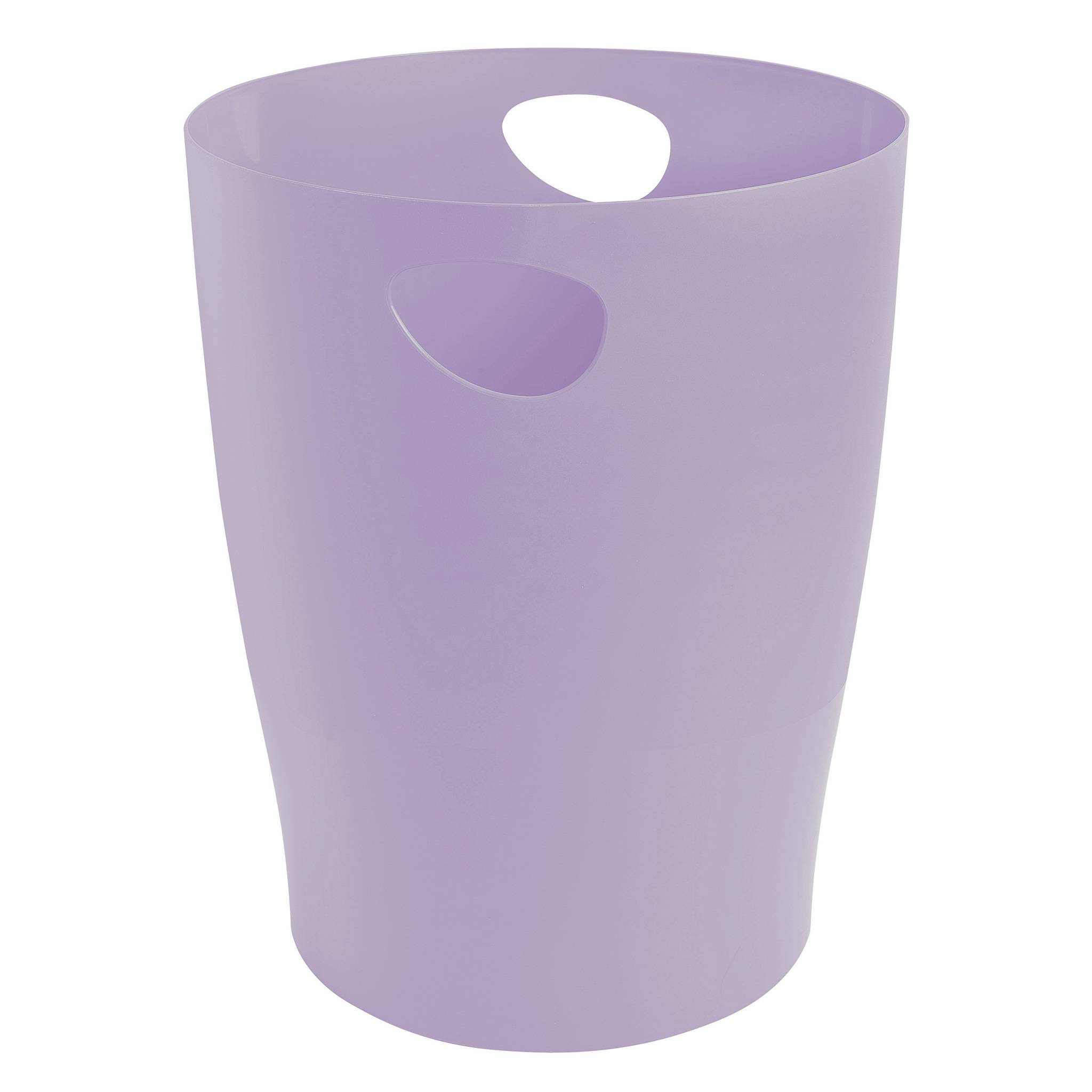 Exacompta 8x Papierkorb Ecobin, 15 Liter, Aquarel - Malve - 45364D