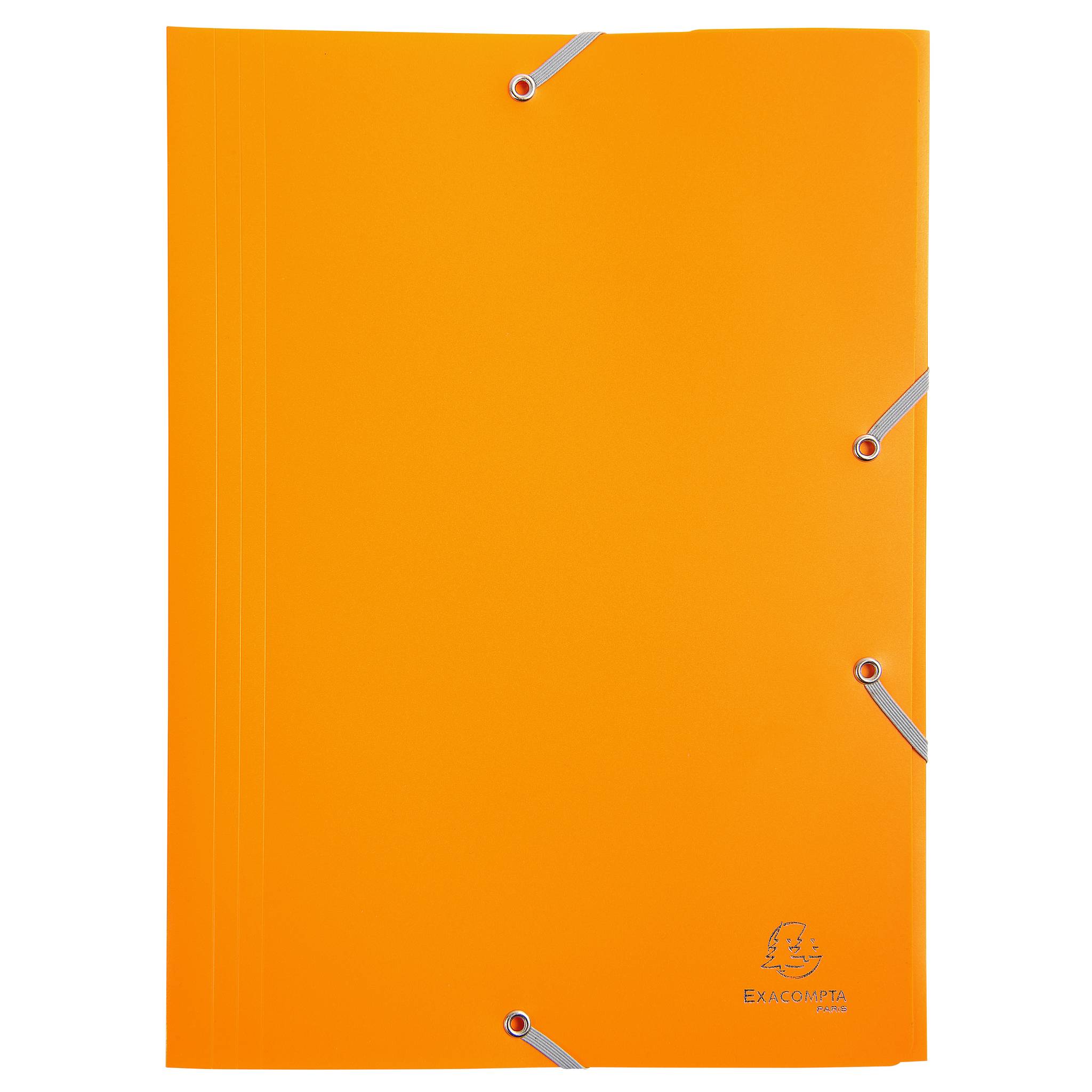 Exacompta 60x Sammelmappe PP 400µ +Gummizug 3 Klappen A4 sortiert 55900E