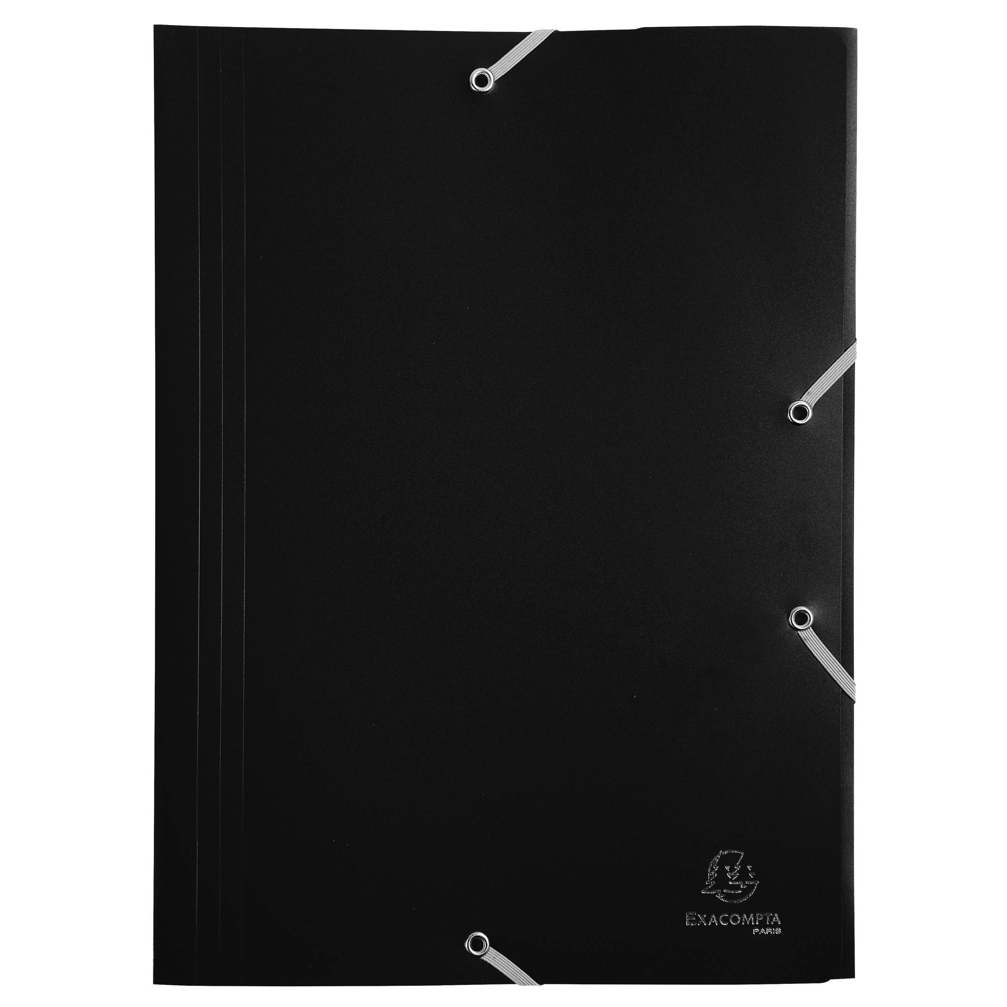 Exacompta 60x Sammelmappe PP 400µ +Gummizug 3 Klappen A4 sortiert 55900E