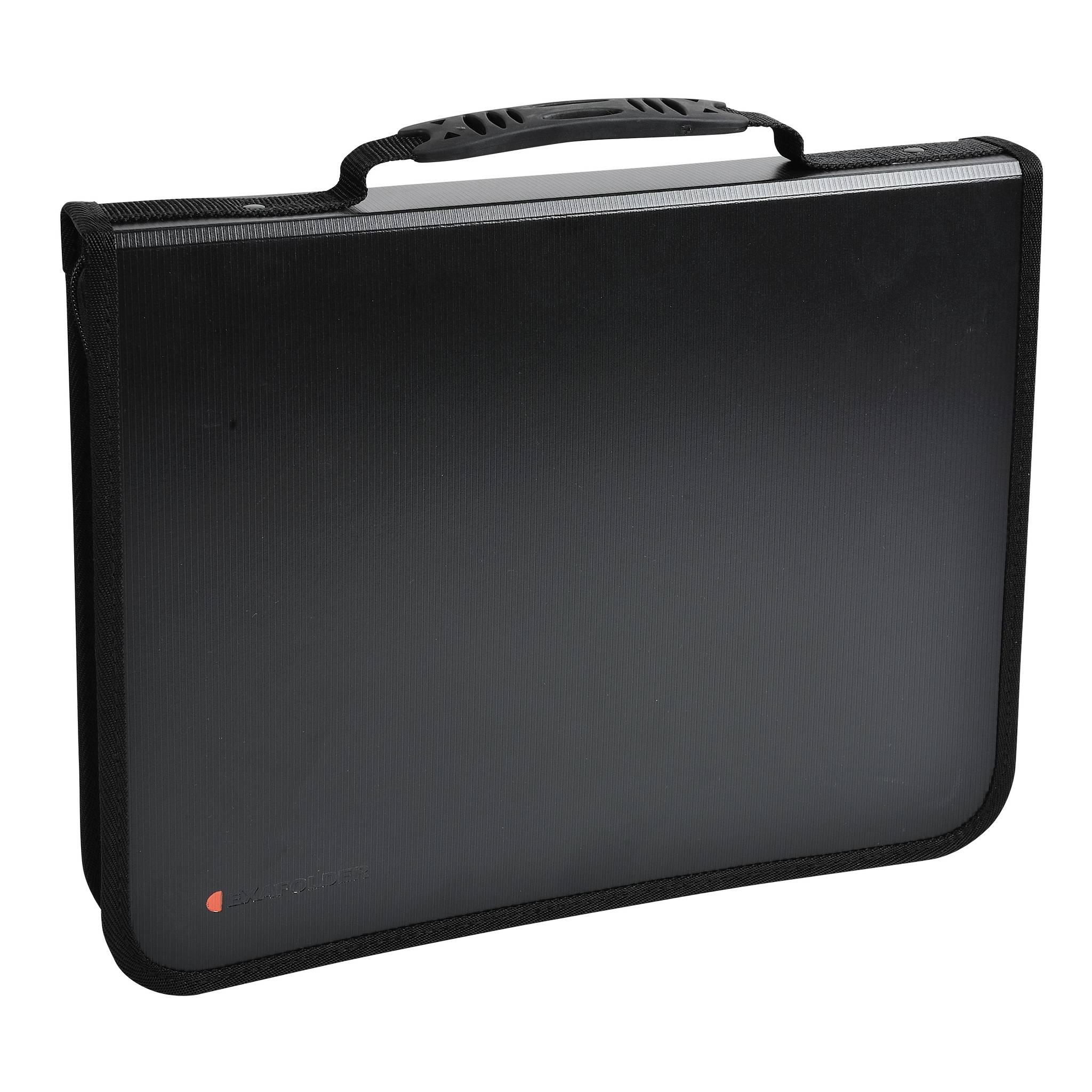 Exacompta 5x Konferenzmappe 4 Ringen 30mm Rücken 27x36cm A4 Schwarz 55634E