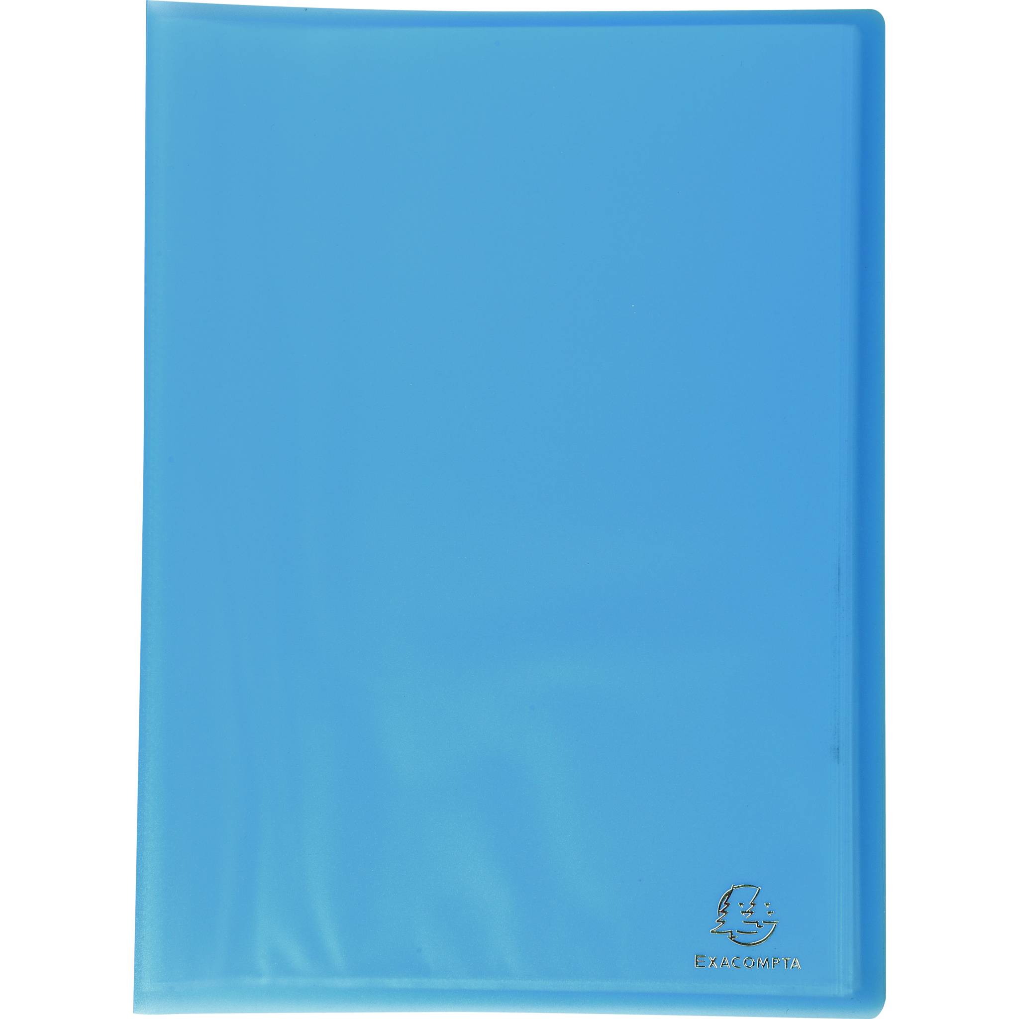 Exacompta 12x Sichtmappe PP 500µ + 40 Hüllen , A4, Türkis, 85468E
