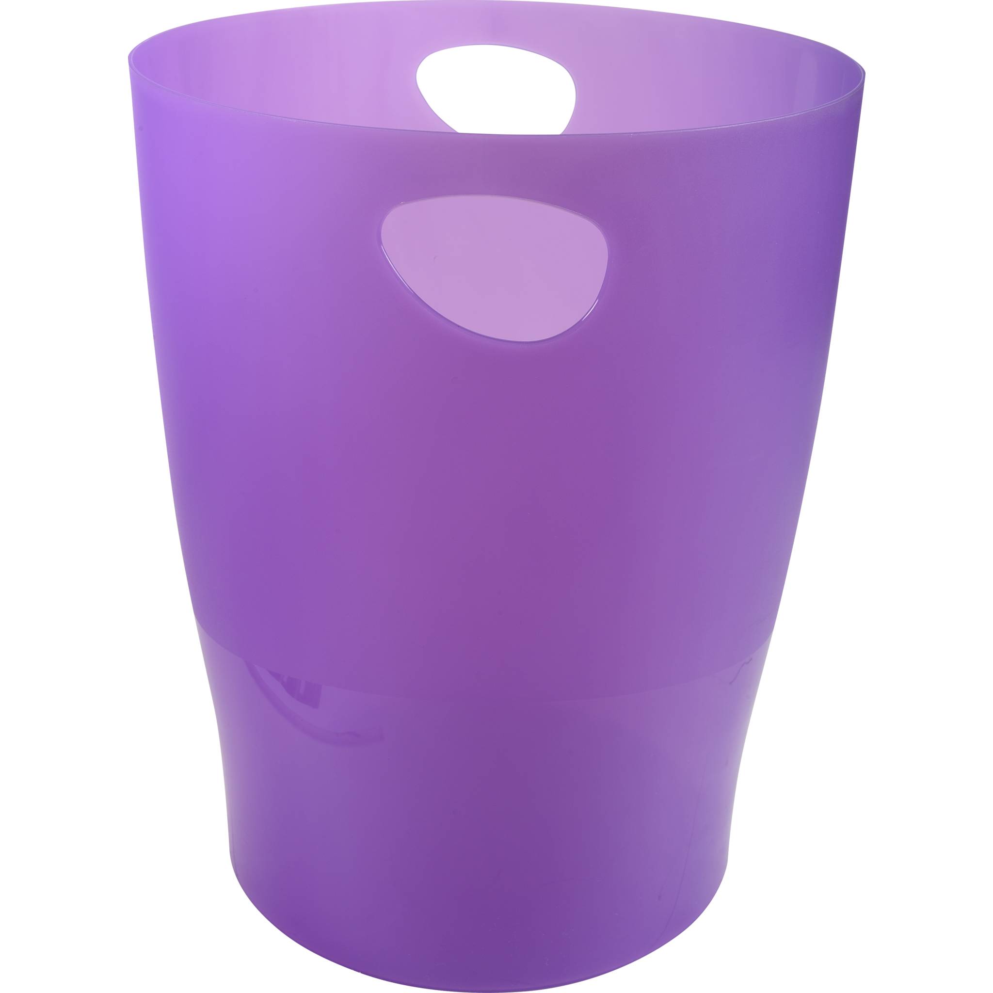 Exacompta 8x Papierkorb Ecobin, 15 Liter, Chromaline - Violett - 45319D