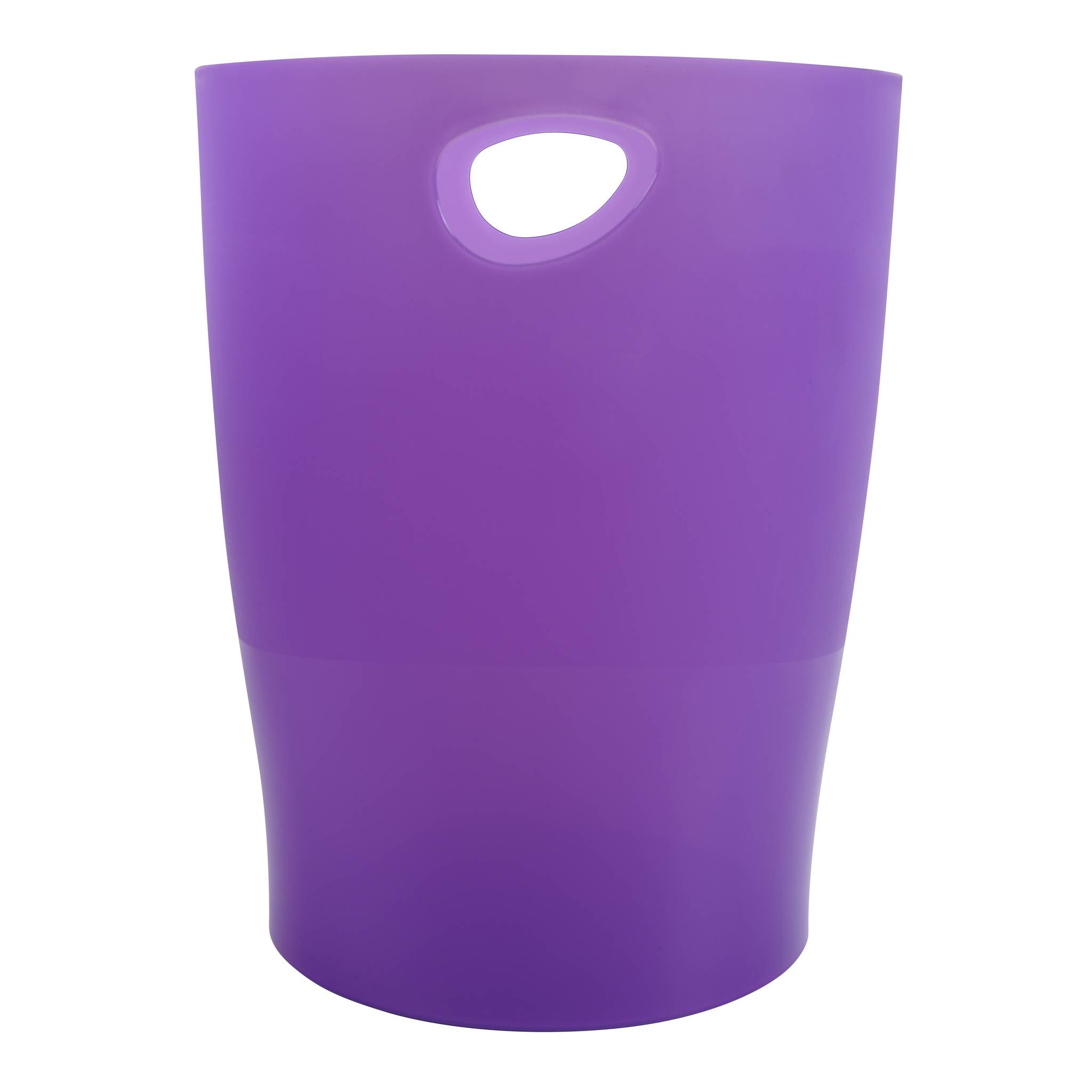 Exacompta 8x Papierkorb Ecobin, 15 Liter, Chromaline - Violett - 45319D