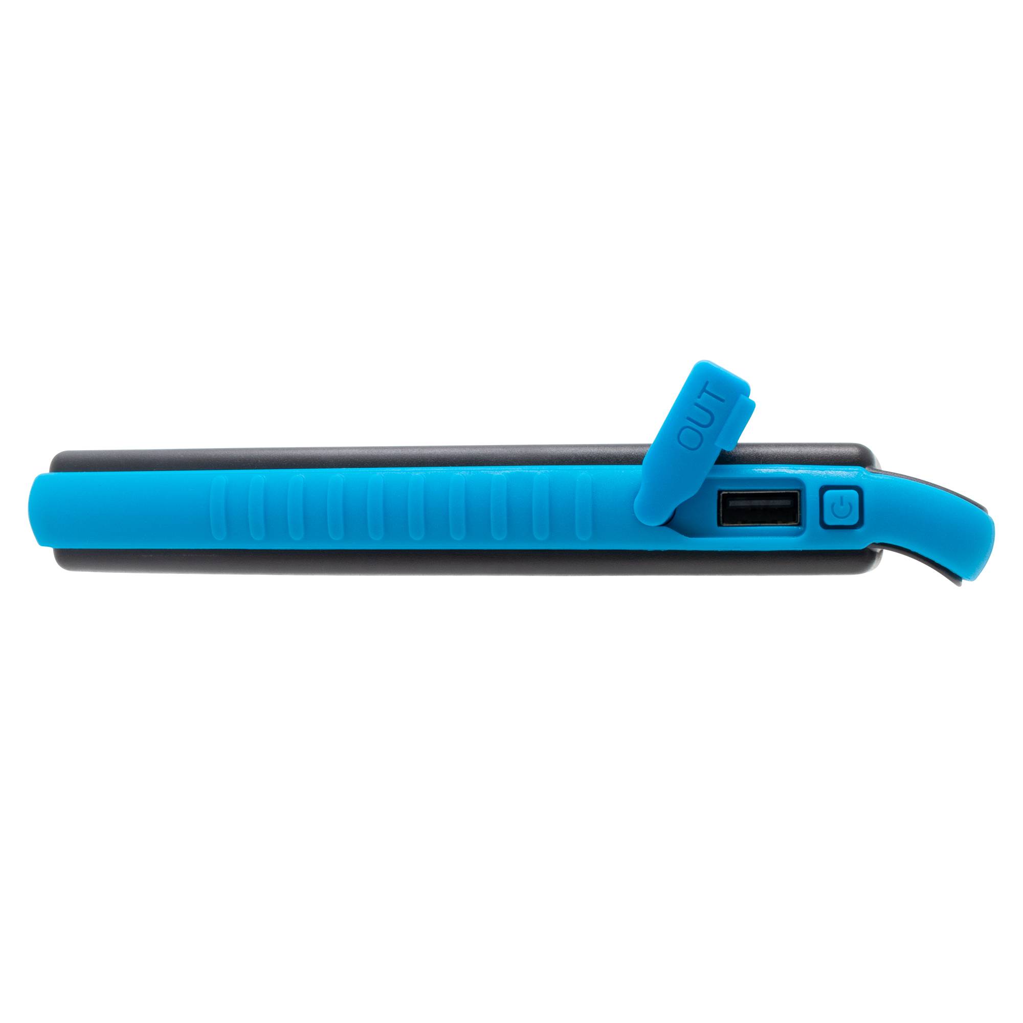 Zusatzakku XLayer Powerbank PLUS Solar Black/Blue 15.000 mAh