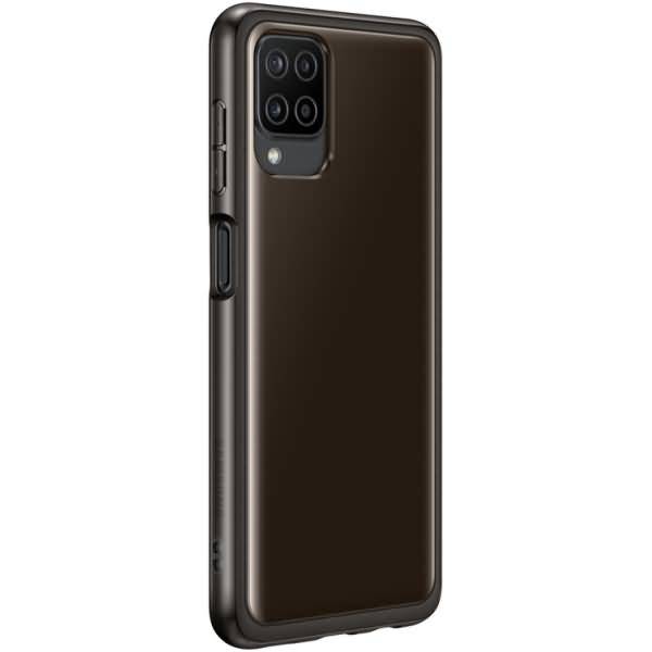 Cover Bumper Case Schutzhülle Silikon Original kompatibel mit Samsung Galaxy A12 (A125F) Schwarz
