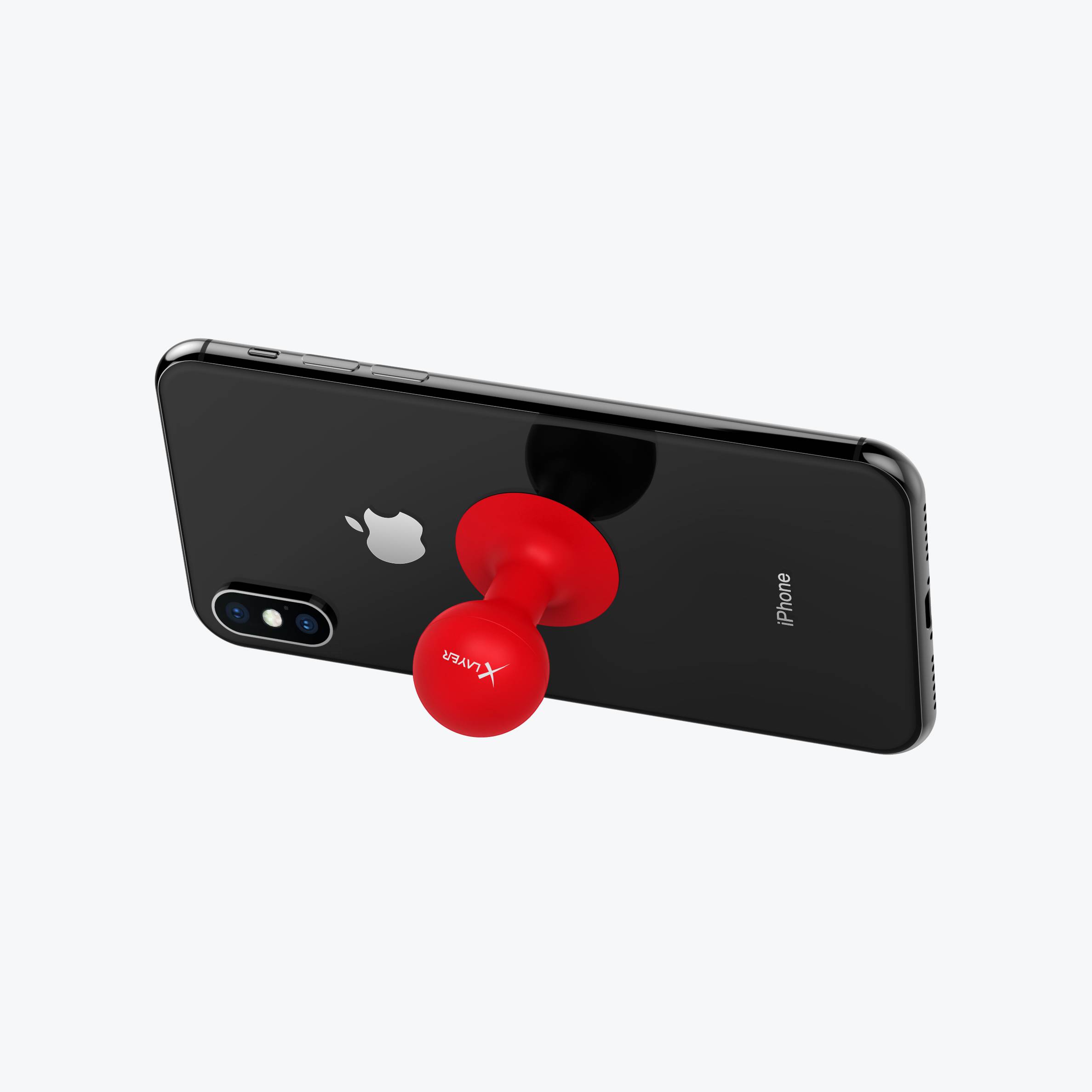 Halterung XLayer Colour Line Smart Stand Smartphone Red