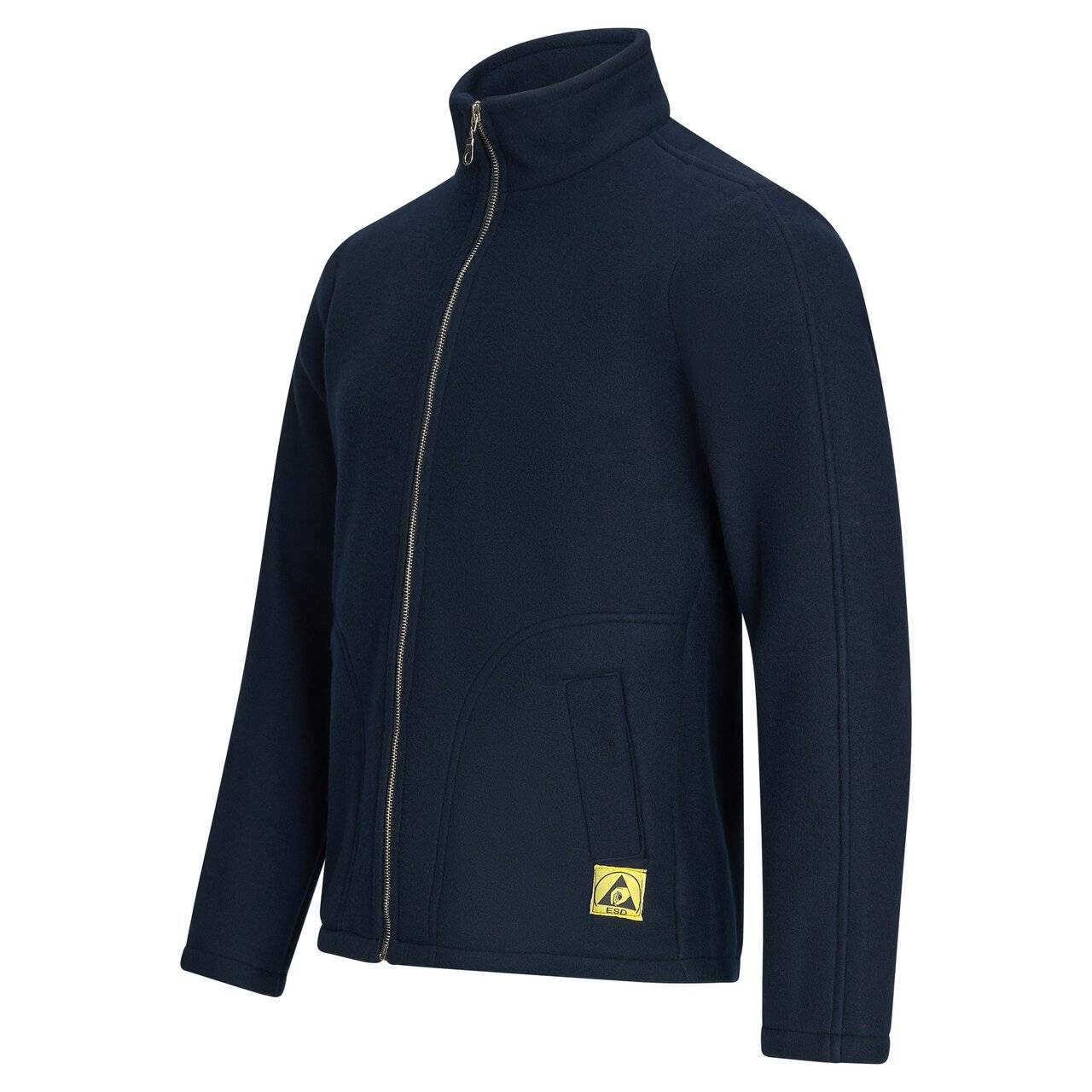 ESD-Fleecejacke, gefüttert, 130g/m², marineblau, 4XL