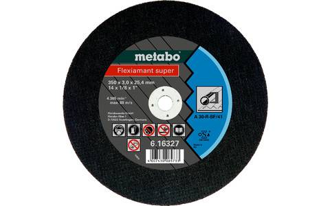 Metabo Flexiamant super 350x3x25,4 Stahl Trennscheibe gerade