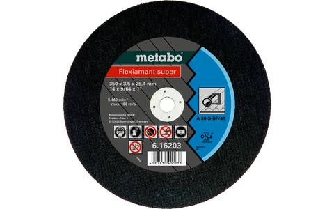 Metabo Flexiamant super 350x3,5x25,4 Stahl Trennscheibe gerade