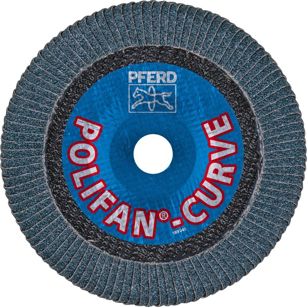 PFERD POLIFAN-Fächerscheibe PFR 180-L Z 40 SGP CURVE STEELOX