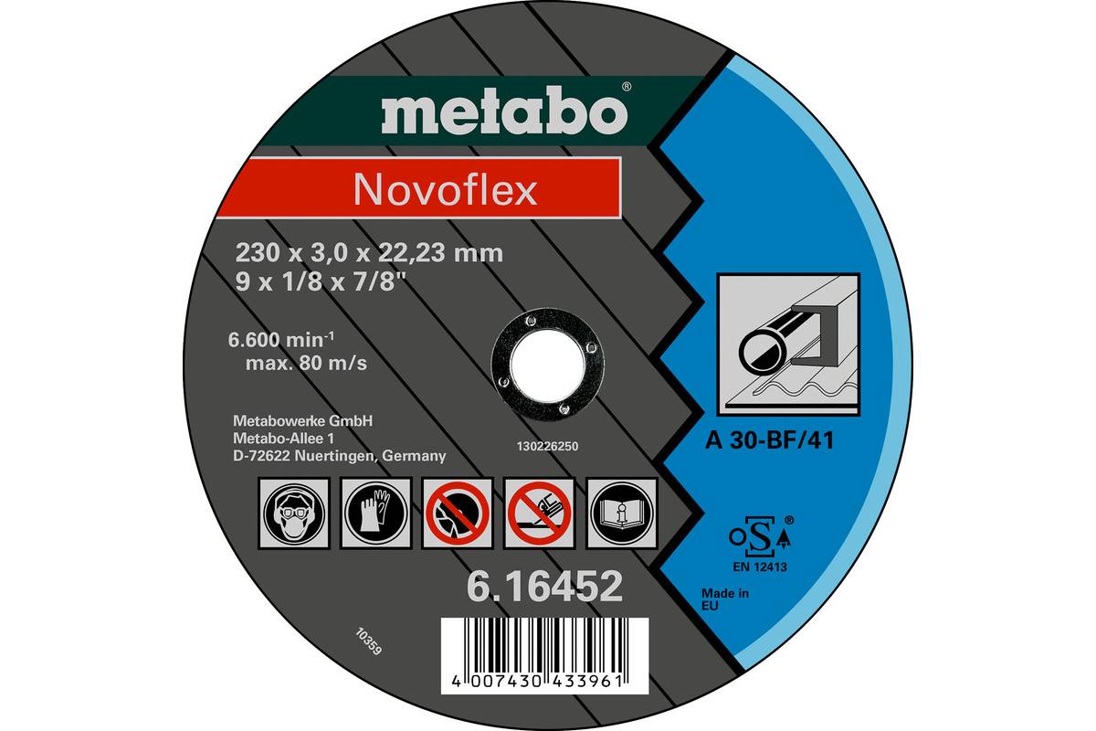 Metabo Novoflex 115x2,5x22,23 Stahl Trennscheibe gekröpft