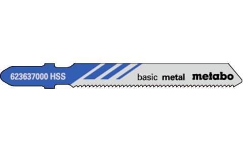 25 Stichsägeblätter, Metall, Serie "classic", 51/ 1,2 mm, HSS (623692000)