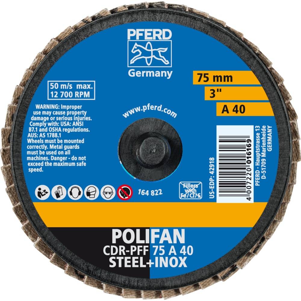 PFERD COMBIDISC-Mini-POLIFAN CDR PFF 75 A 40