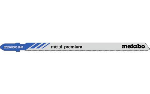 Stichsägeblätter metal premium Nutz-L.106mm Zahnteilung1,1mm BiM gefr. gew.5St.