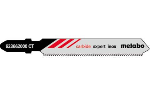3 Stichsägeblätter, Inox (rostfreier Stahl), Serie "expert", 57/ 1,1 mm, HM (623662000)