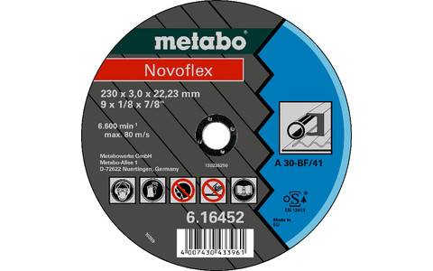 Metabo Novoflex 230 x 3 x 22,23 Stahl Trennscheibe gekröpft