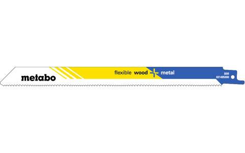100 Säbelsägeblätter, Holz+Metall, Serie "flexible", 225x 0,9 mm, BiM, 1,8-2,6 mm/ 10-14 TPI (625494000)