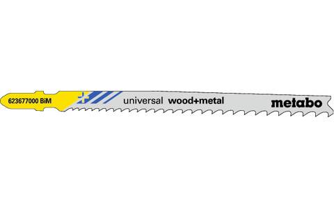 Stichsägeblätter universal wood + metal Nutz-L106mm Zahnt.progr. BiM gefr.geschr