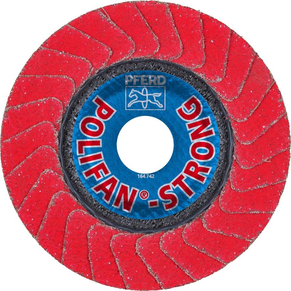 PFERD POLIFAN-Fächerscheibe PFC 115 CO-FREEZE 36 SGP STRONG INOX