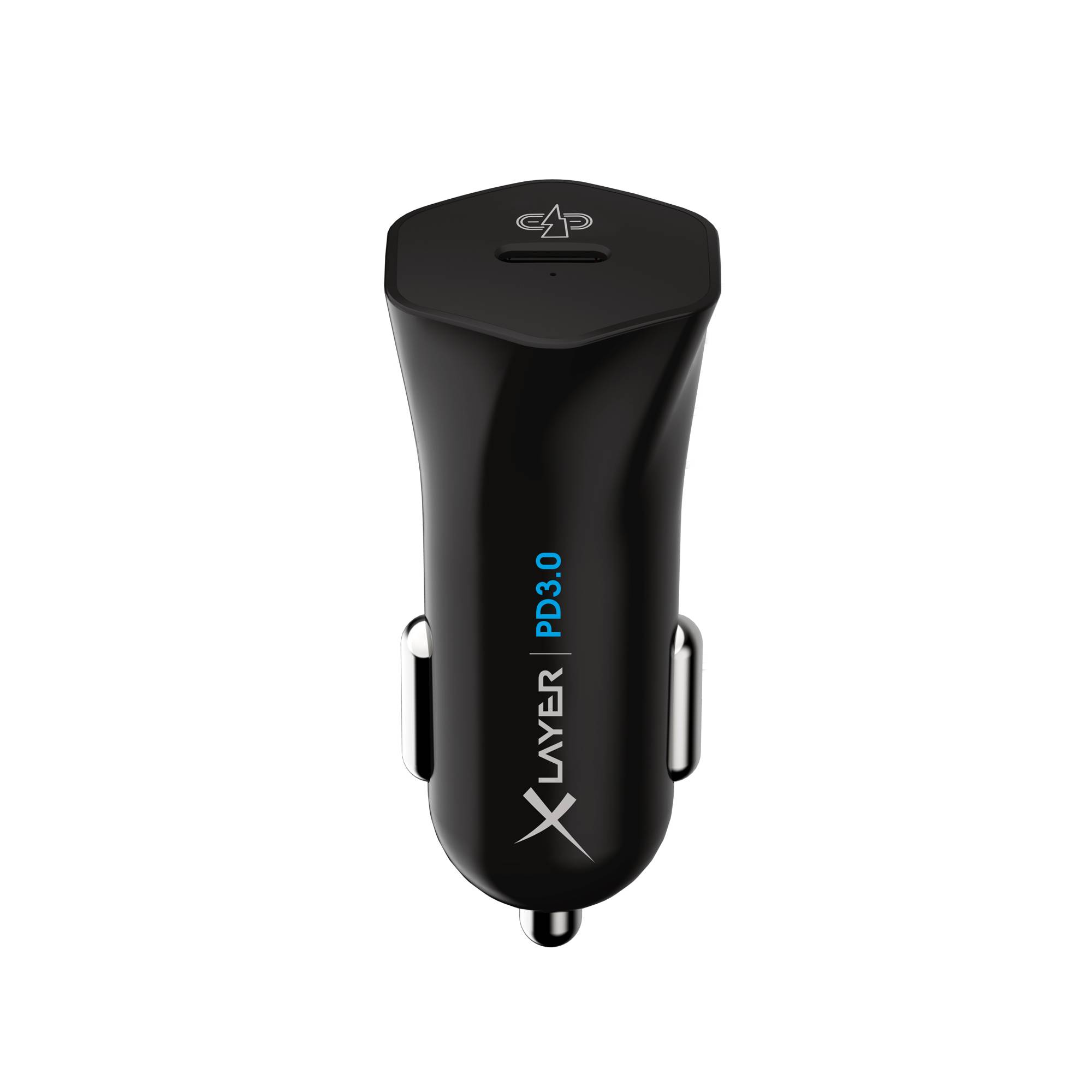 Kfz-Ladegerät XLayer Typ C (USB-C) Charger PD 18W Black