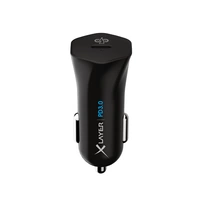Kfz-Ladegerät XLayer Typ C (USB-C) Charger PD 18W Black Kfz-Ladegerät XLayer Typ C (USB-C) Charger PD 18W Black