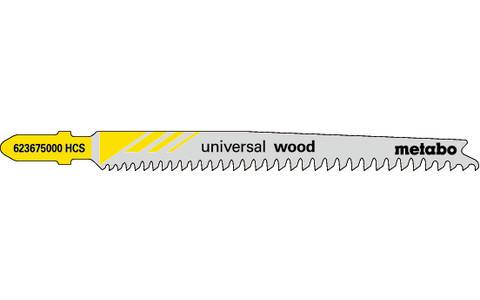 Stichsägeblätter universal wood Nutz-L.91mm Zahnt. progr.HCS Z. geschliffen