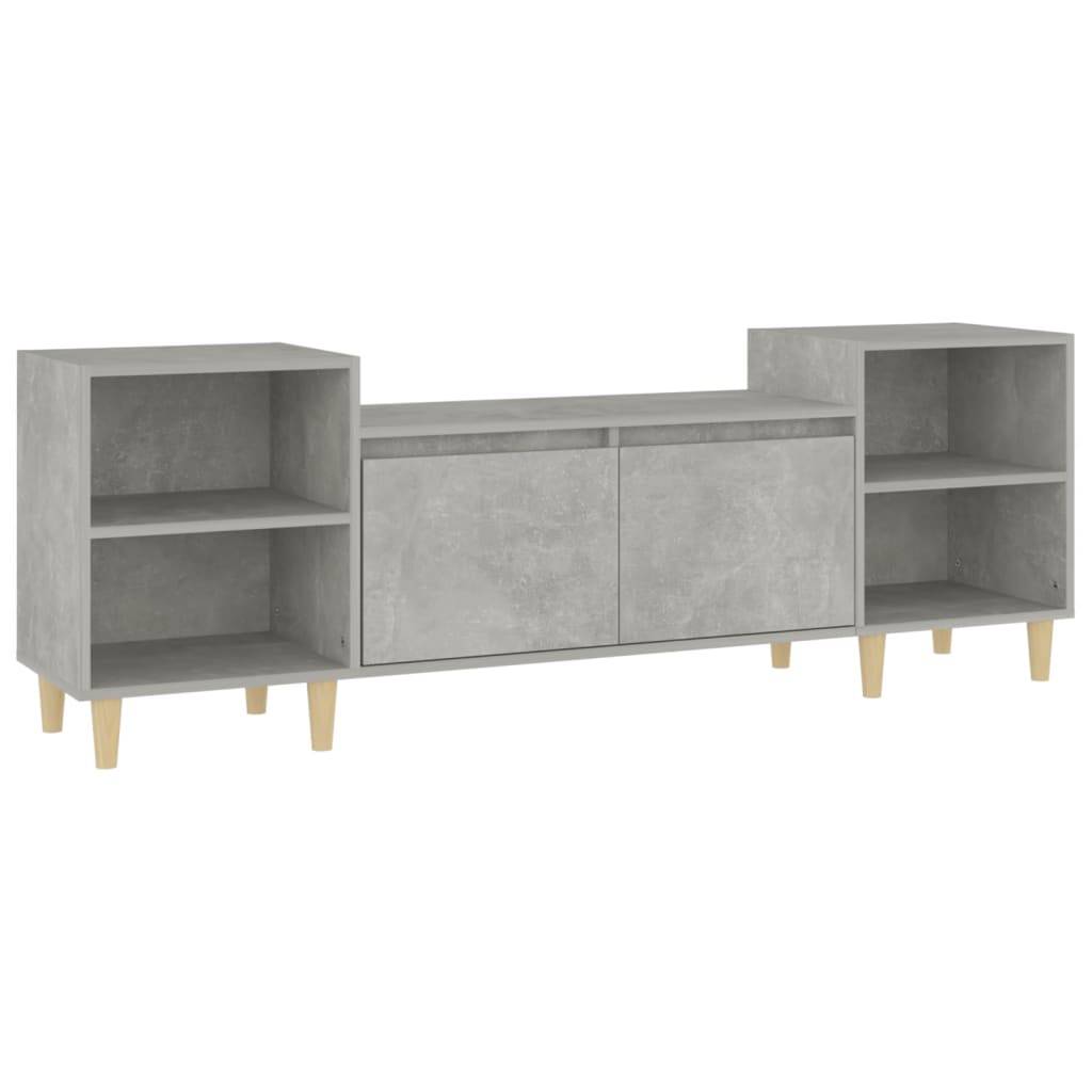 vidaXL TV-Schrank Betongrau 160x35x55 cm Holzwerkstoff