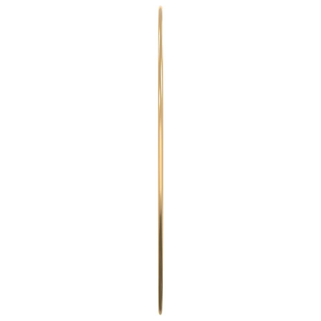 vidaXL Wandspiegel Golden Ø 50 cm Rund