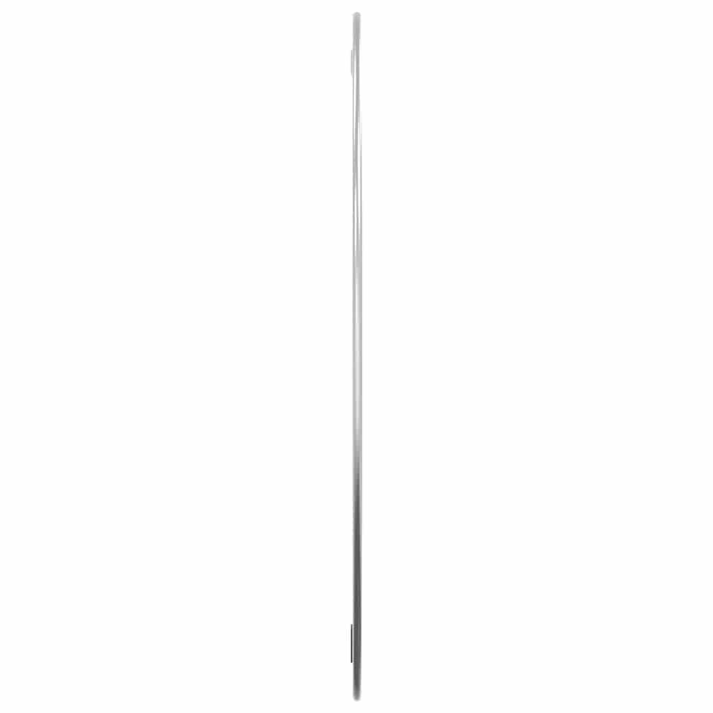 vidaXL Wandspiegel Silbern Ø 60 cm Rund