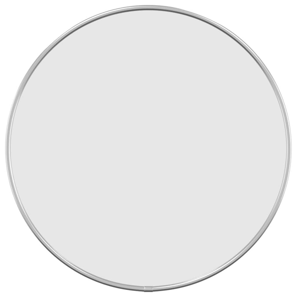 vidaXL Wandspiegel Silbern Ø 40 cm Rund