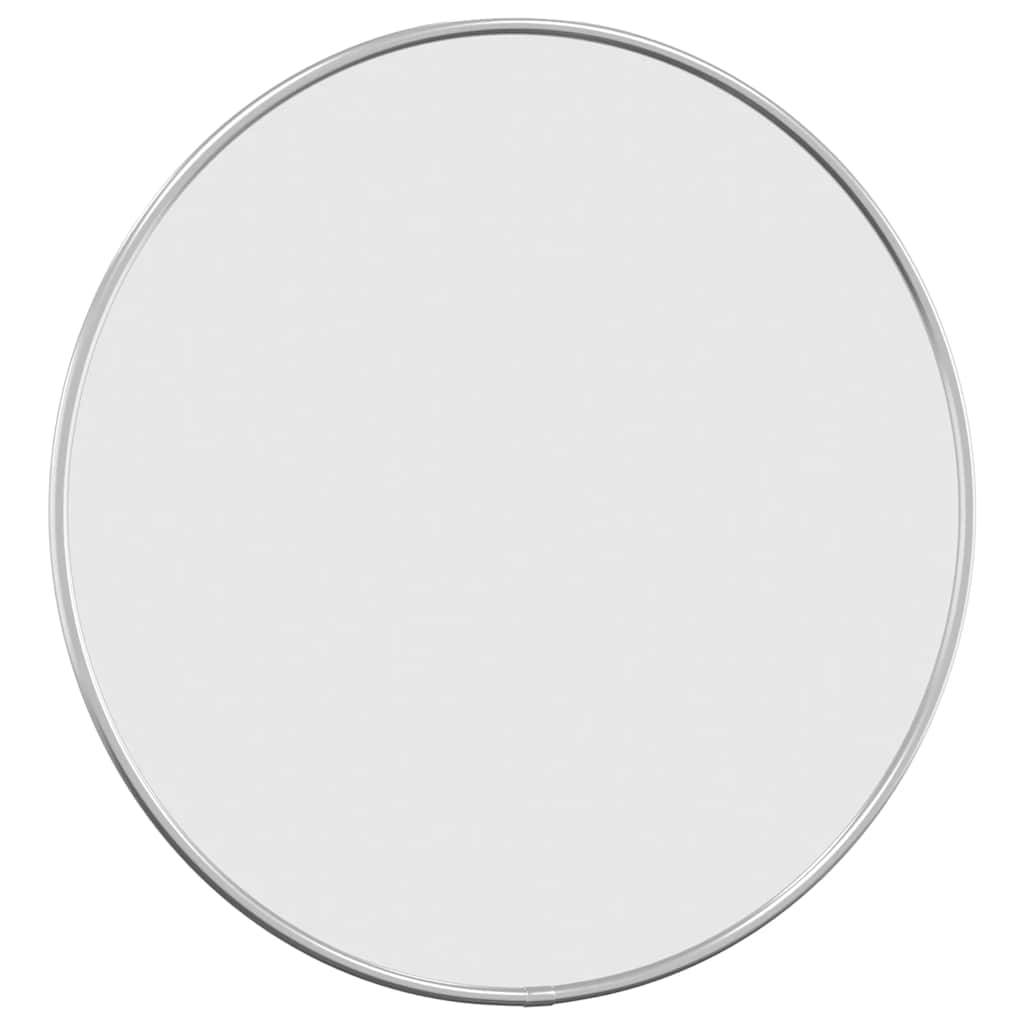 vidaXL Wandspiegel Silbern Ø 40 cm Rund