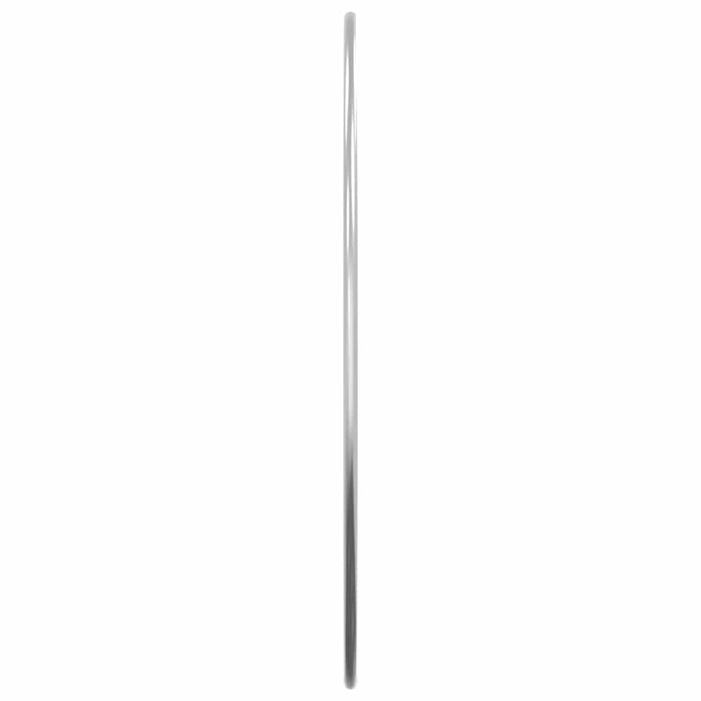 vidaXL Wandspiegel Silbern Ø 40 cm Rund