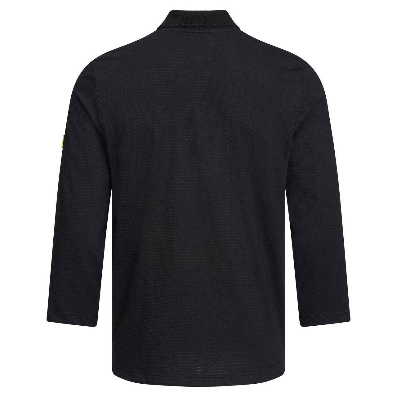 ESD-Poloshirt, linker Ärmel mit ESD-Symbol, langarm, 150g/m², schwarz, XL