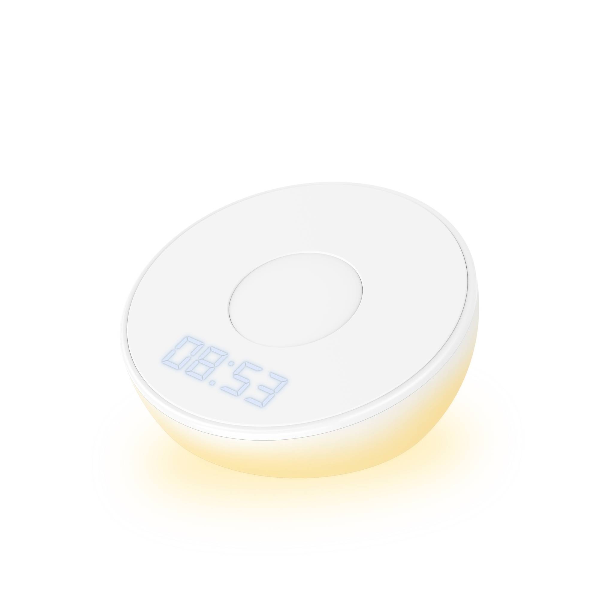 Ladegerät XLayer Wireless Charging Clock Light 10W White