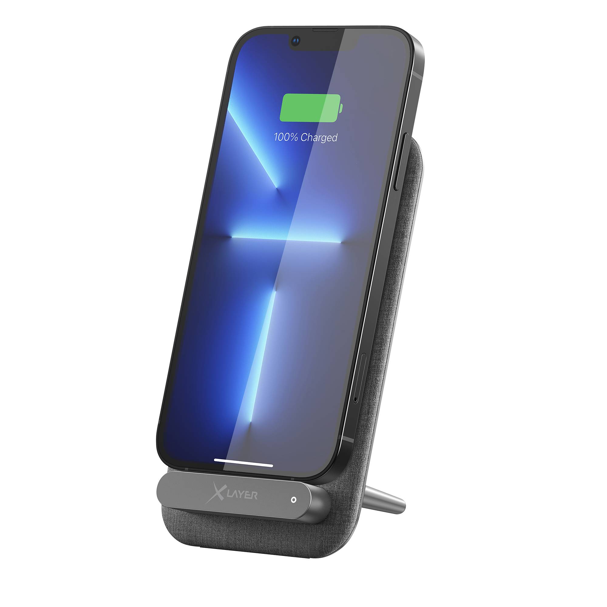XLayer Induktive Ladestation 15W Qi-zertifiziert Dark Grey