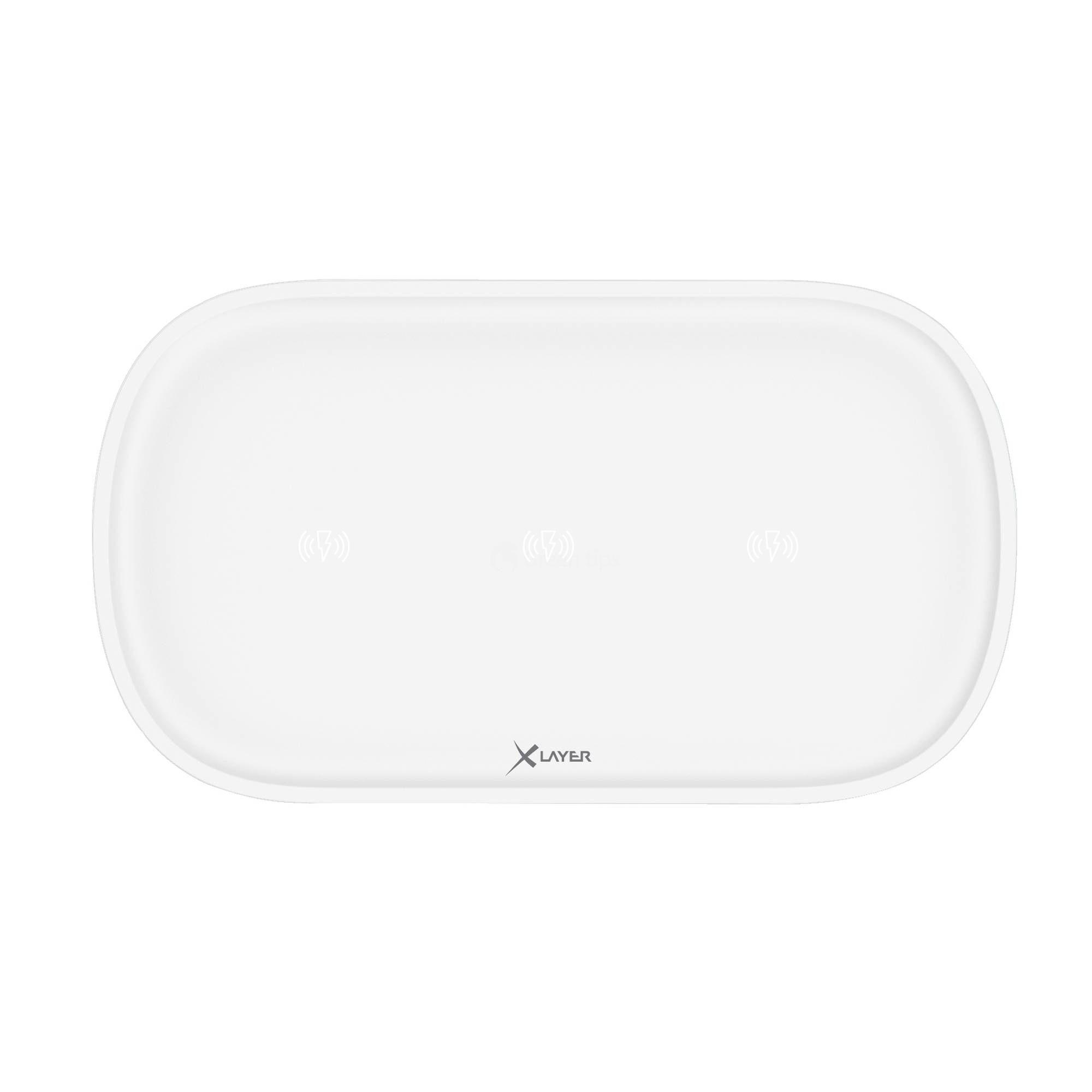 Ladegerät XLayer Wireless Charging Pad Family 10W Triple White