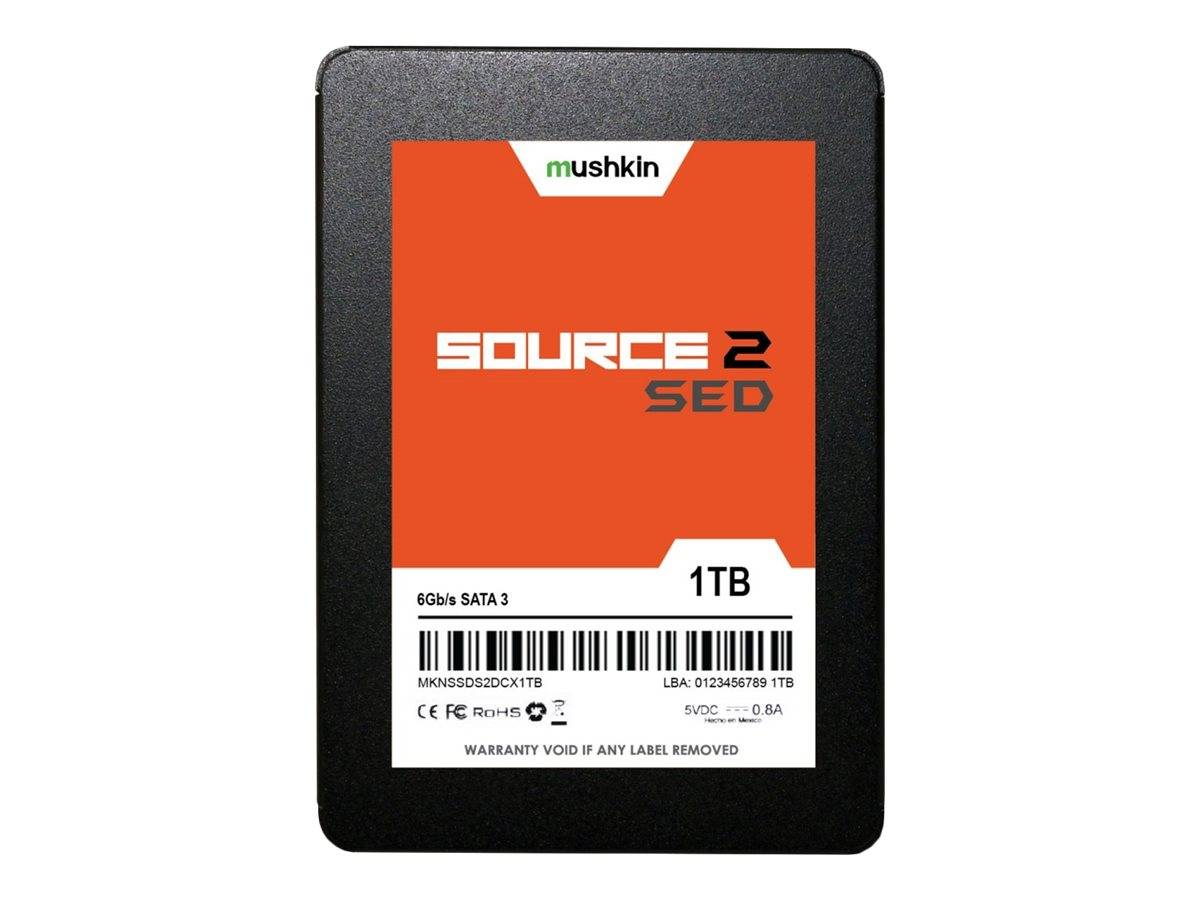 Mushkin Source 2 SED - SSD - verschlüsselt - 1 TB - intern - 2.5" (6.4 cm)