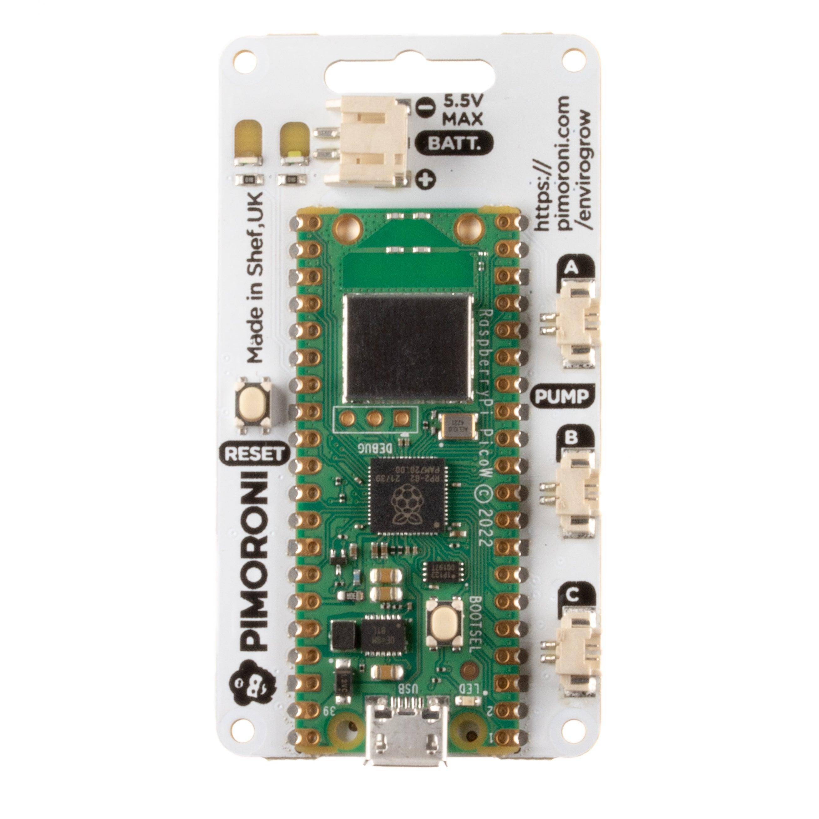Enviro Grow (Pico W Aboard), Enviro Grow + Sensors
