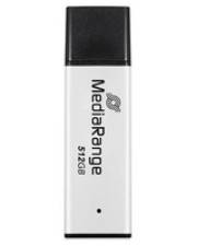 MEDIARANGE MR1904, 512 GB, USB Typ-A, 3.2 Gen 1 (3.1 Gen 1), 250 MB/s, Kappe, Schwarz, Silber