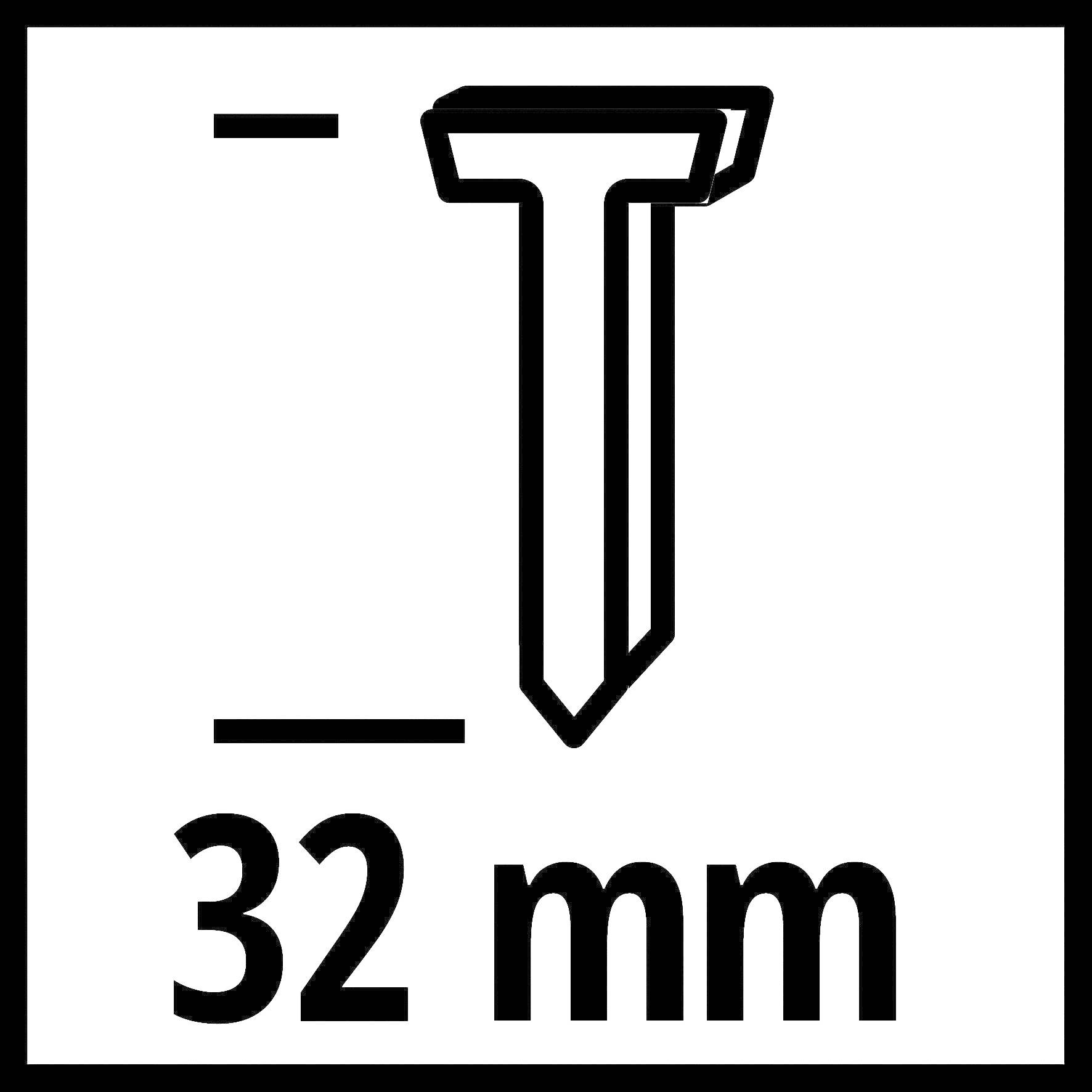Einhell 4137874 - Metall - 3.2 cm - 1 mm - 3000 Stück eBürokleinmaterial