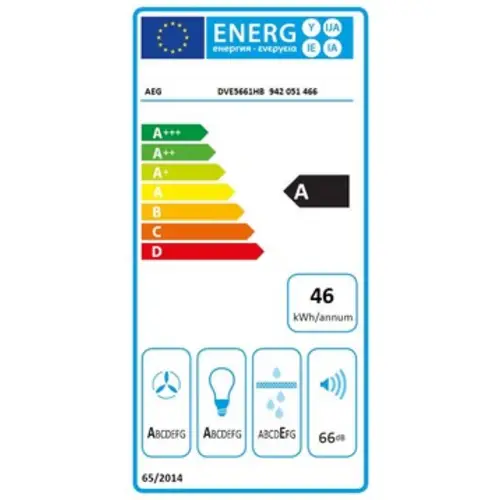 Electrolux AEG MDA Wand-Haube DVE5661HB Electrolux AEG MDA Wand-Haube DVE5661HB