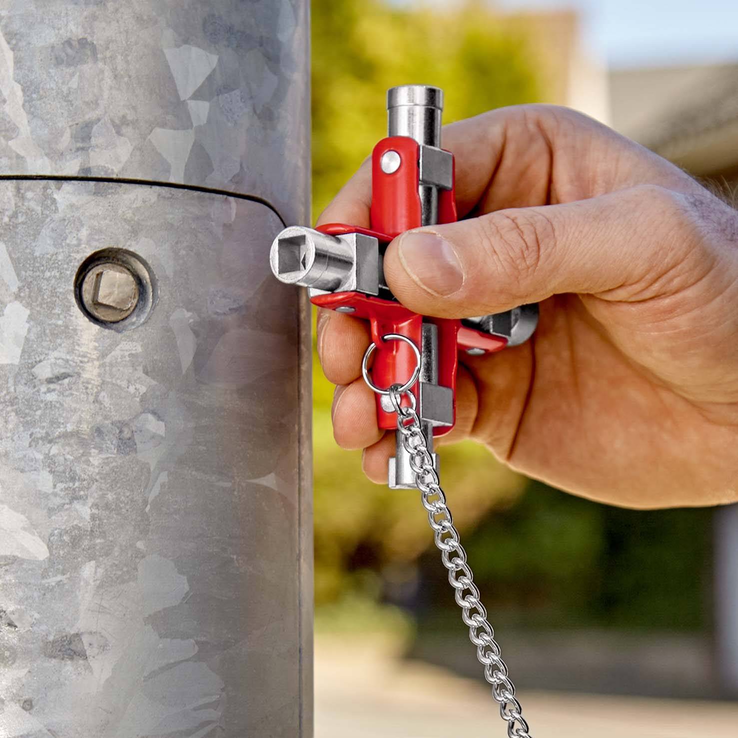 Knipex 00 11 06 00 11 06 Universal-Schlüssel der Standard Schaltschrankschlüssel 96mm Schaltschrankschlüssel 1St.