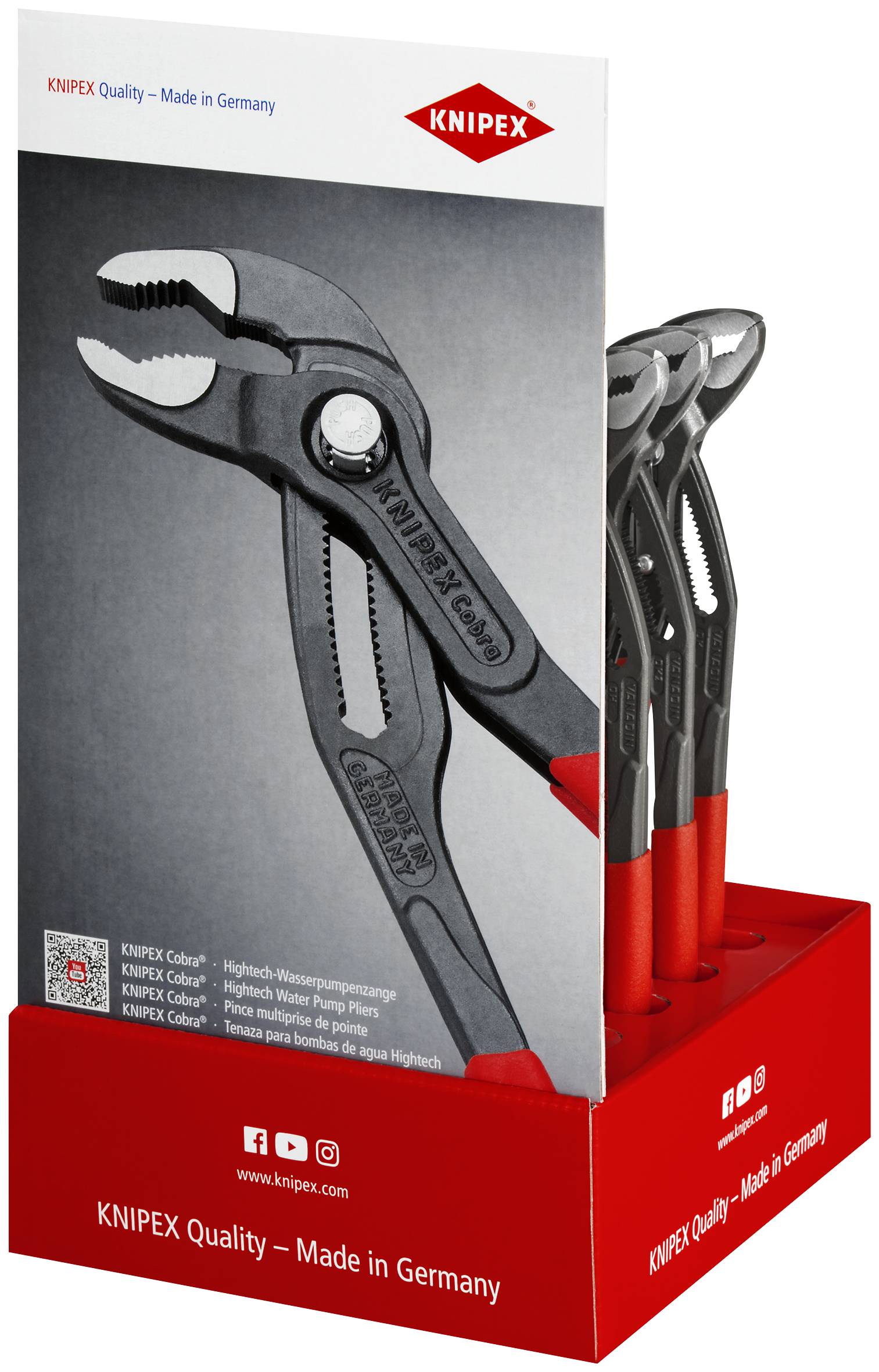 Knipex-Werk Thekendisplay 10-tlg. 00 18 01 V11