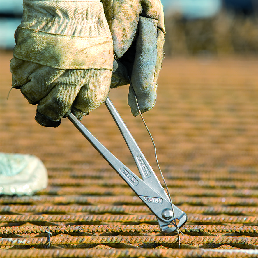 KNIPEX 99 14 250 Kraft-Monierzange hochübersetzt glanzverzinkt 250 mm