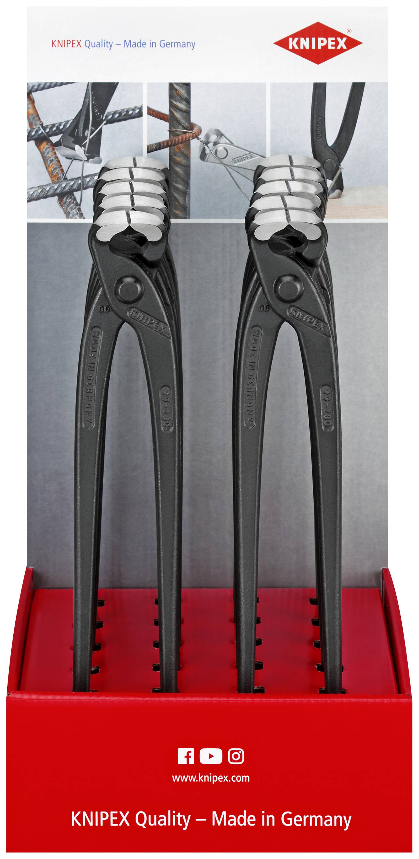 Knipex-Werk Thekendisplay 10-tlg. 00 18 01 V22