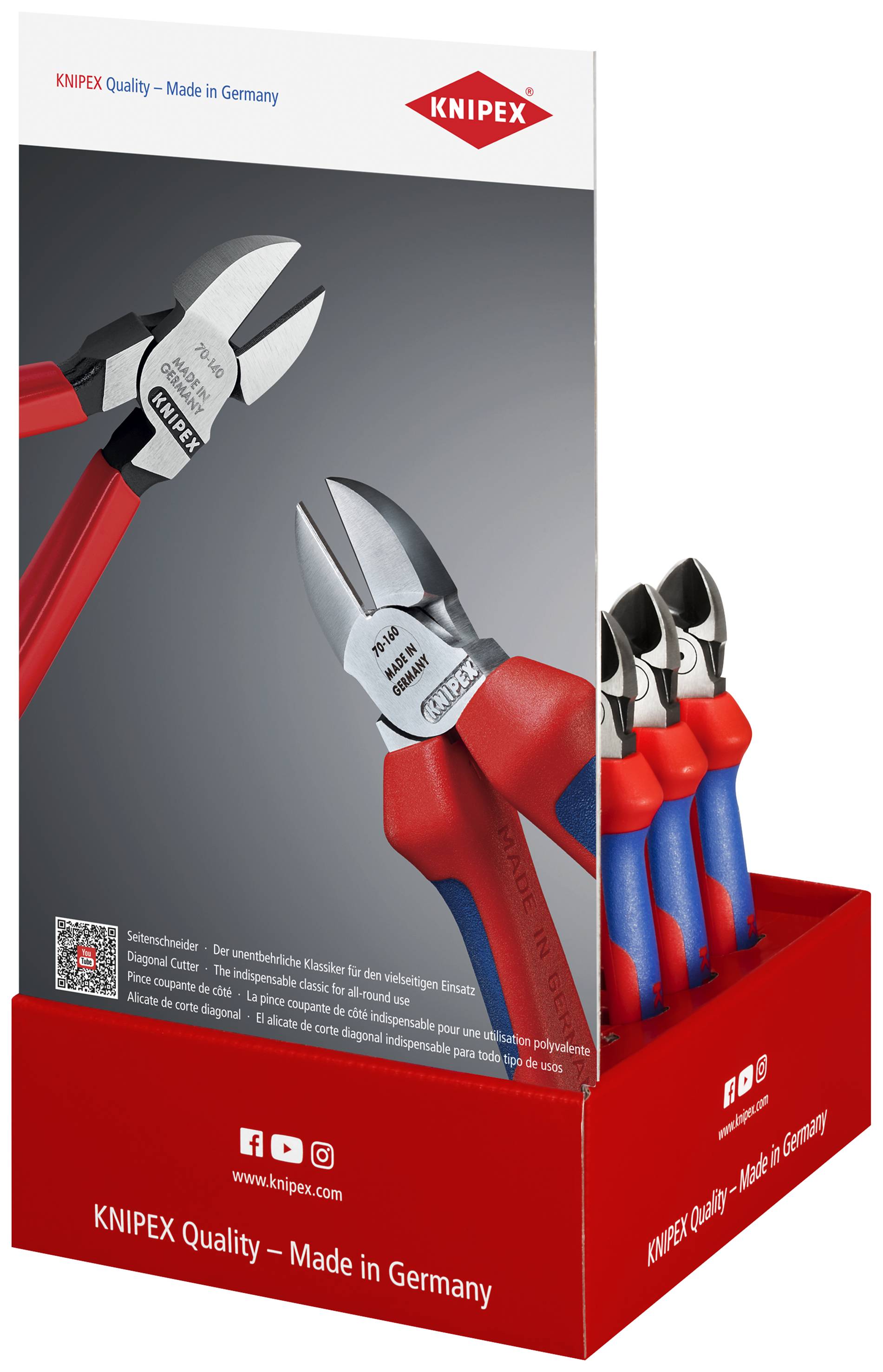 Knipex-Werk Thekendisplay 10-tlg. 00 18 01 V06